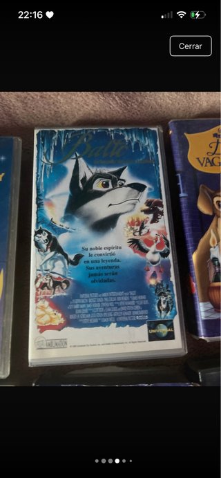 Pack 8 Películas VHS Disney