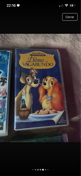 Pack 8 Películas VHS Disney