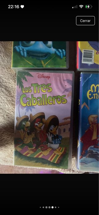 Pack 8 Películas VHS Disney