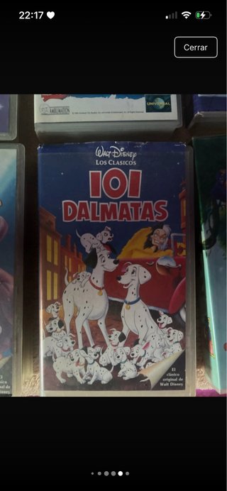 Pack 8 Películas VHS Disney