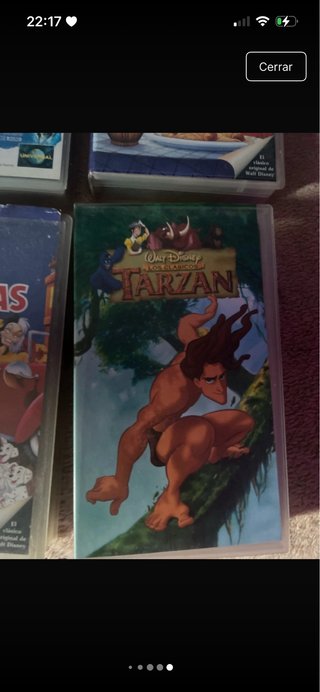 Pack 8 Películas VHS Disney