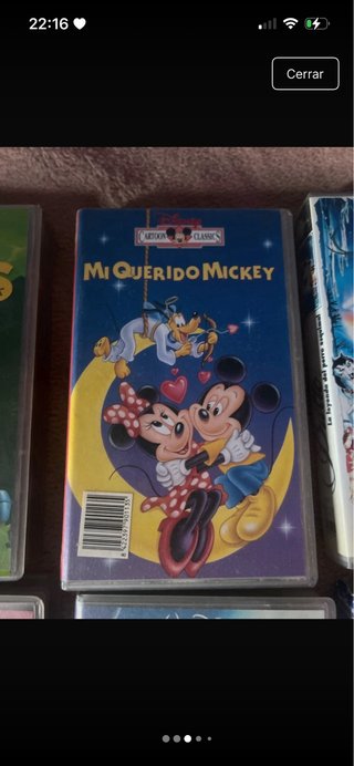Pack 8 Películas VHS Disney