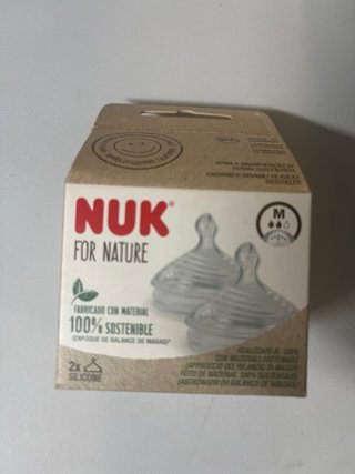 4 cajas NUK Tetinas For Nature M - 2uds Silicona