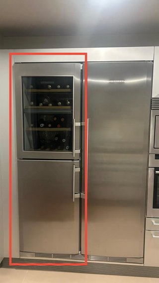 Congelador + Vinoteca Liebherr - Acero Inoxidable