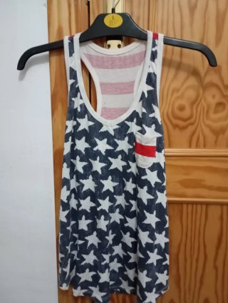 Camiseta Estrellas USA Talla S-M