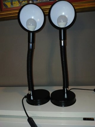 Coppia Lampade Space Age
