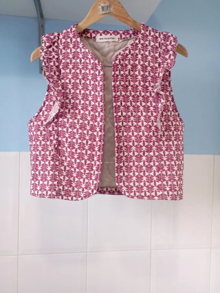 Chaleco estampado Talla M