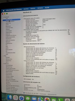 MacBook Air M1 13” 2021 8GB RAM 256GB