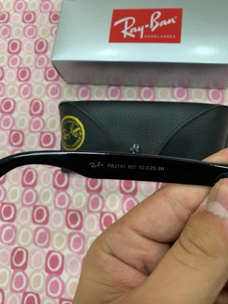 Occhiali Ray-Ban Wayfarer 52-20 Neri