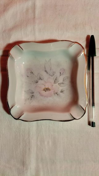 Svuotatasche / Posacenere Vintage Porcellana