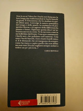 Buchi Bianchi dietro l'orizzonte Carlo Rovelli