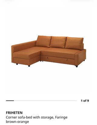 Sofá Cama Rinconero IKEA FRIHETEN