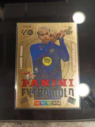 Cromo Panini Extra Gold Lamine Yamal