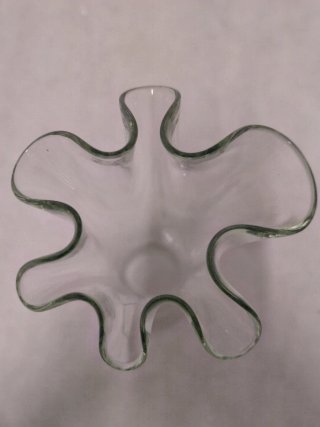 4 objetos de vidrio decoración