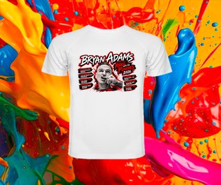 Camiseta personalizada concierto Bryan Adams