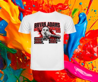 Camiseta personalizada concierto Bryan Adams