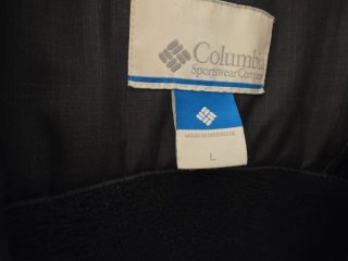Abrigo Columbia Talla L Negro