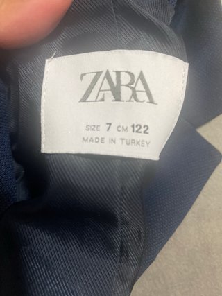Traje Zara azul niño