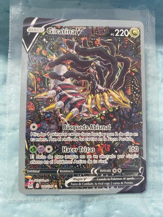Carta Pokémon Giratina V 186/196