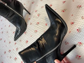 Botines de tacón negros