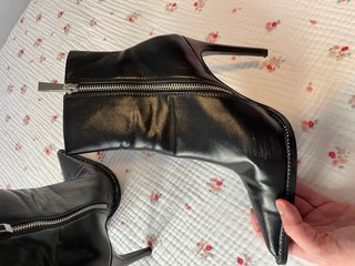 Botines de tacón negros