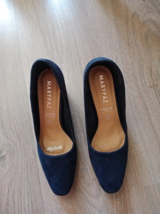 Tacones Marypaz Azul Talla 37