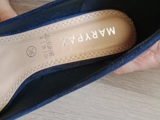 Tacones Marypaz Azul Talla 37