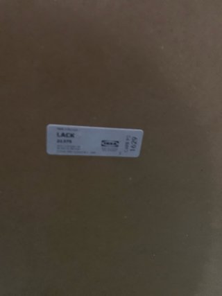Mesa auxiliar blanca Ikea