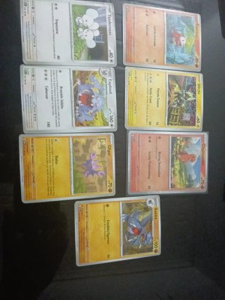 Lote de cartas Pokémon