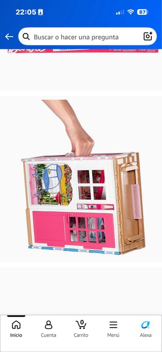 Casa de muñecas Barbie plegable