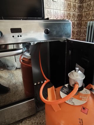 Cocina de gas BALAY con horno