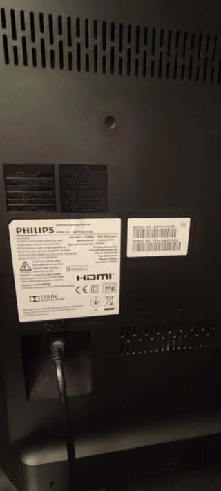 Televisor Philips Negro LED Full HD de 40 pulgadas