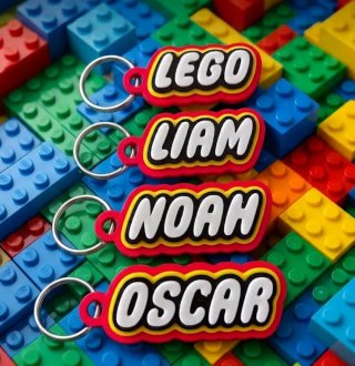 Llaveros personalizados LEGO