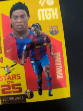 Carta Panini Ronaldinho Stars on 25