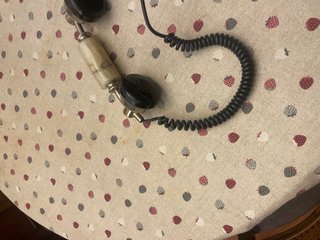 Teléfono Vintage Mármol Verde