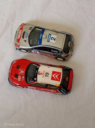 Coches Scalextric Rally Total y Citroën
