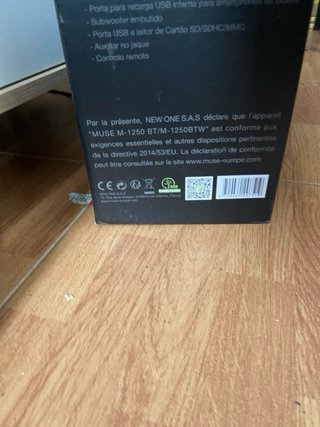 Altavoz Torre Muse Bluetooth Radio