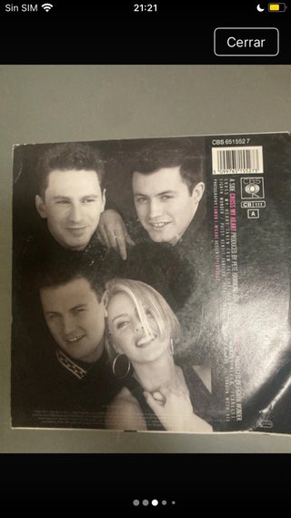 Lote 5 Vinilos Singles 7 Pop 80s