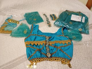 Costume da donna Jasmine Aladdin Disney (taglia 36)
