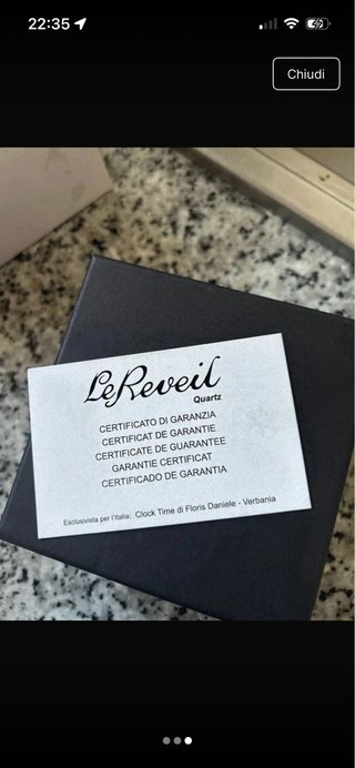 Orologio L'Durance Quarzo Nero/Argento