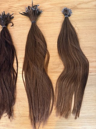 Extensões de Queratina Castanhas 45cm