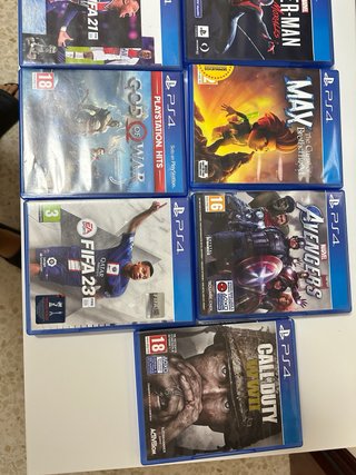 Megapack PS4 Slim + 2 Mandos + Base + 16 Juegos ¡L