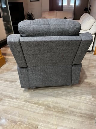 Sillón relax gris tela 3 años
