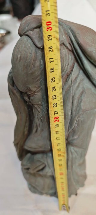 Escultura monje oriental