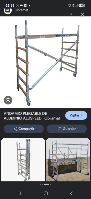 Andamio desmontable