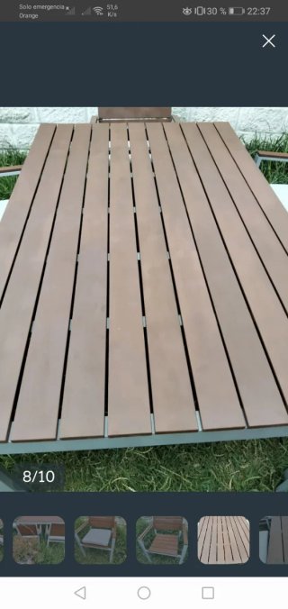 comedor aluminio exterior