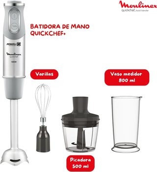 BATIDORA DE MANO MOULINEX QUICKCHEF 1000W POWELIX
