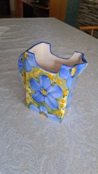 Jarra de cerámica Lait con flores