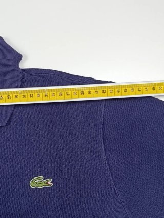 Polo Vintage Lacoste Azul Marino Old Money Talla M
