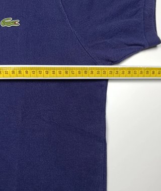 Polo Vintage Lacoste Azul Marino Old Money Talla M